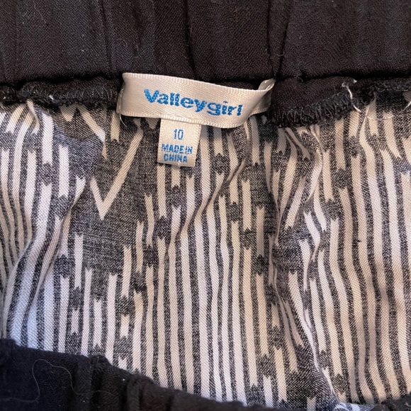 Valleygirl Strapless Black and White Patterned Jumpsuit Size 10 - Picture 7 of 10